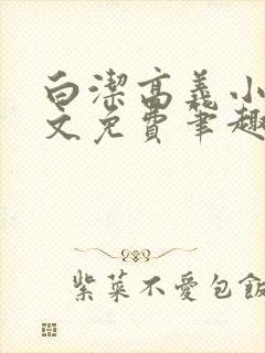 白洁高义小说全文免费笔趣阁在线阅读