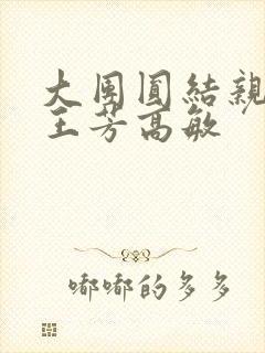 大团圆结亲情会王芳高敏