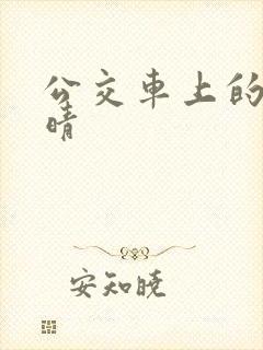 公交车上的诗请晴