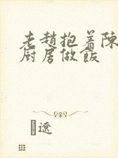 老赵抱着陈婷在厨房做饭