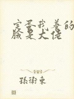 完蛋我养的小白脸是大佬