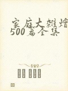 家庭大杂烩小说500篇全集