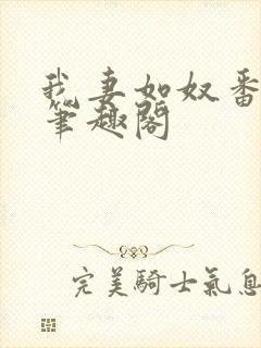 我妻如奴番外篇笔趣阁