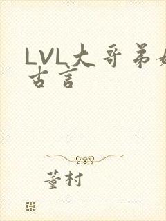 LVL大哥弟媳古言