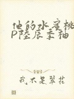 他的水蜜桃POP陆辰季柚