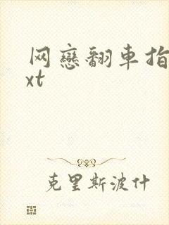 网恋翻车指南txt