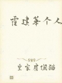 霍建华个人简历