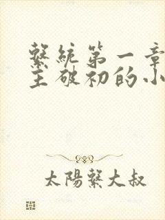 系统第一章给宿主破初的小说