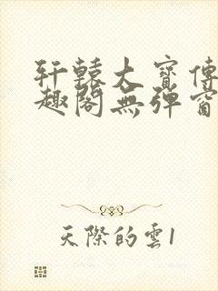 轩辕大宝传奇笔趣阁无弹窗