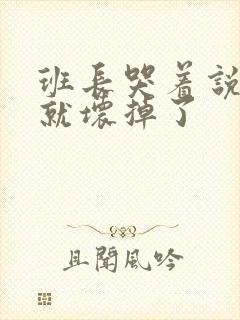 班长哭着说再c就坏掉了