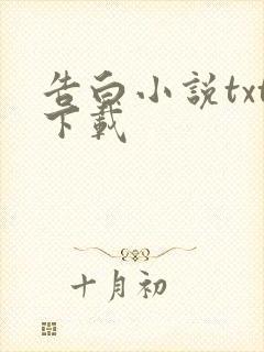 告白小说txt下载