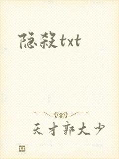 隐杀txt