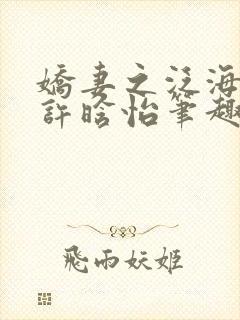 娇妻之泛海之舟许晗怡笔趣阁