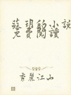 苏玥的小说全文免费阅读