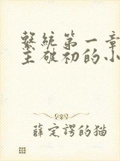 系统第一章给宿主破初的小说