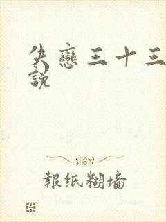 失恋三十三天小说