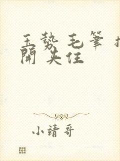 玉势 毛笔 撑开 夹住