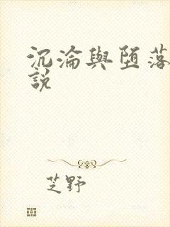 沉沦与堕落的小说