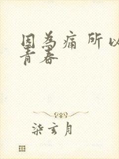 因为痛 所以叫青春