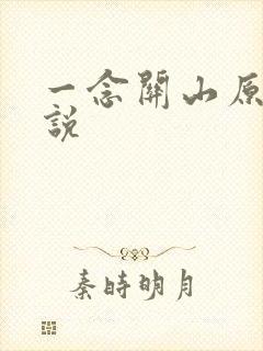 一念关山原著小说