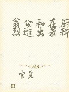 翁公和在厨房猛烈进出最新章节