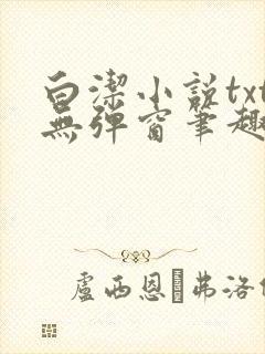 白洁小说txt无弹窗笔趣阁