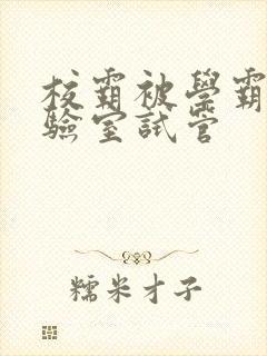 校霸被学霸压实验室试管