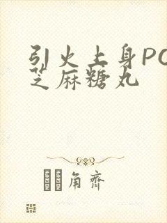 引火上身POP芝麻糖丸