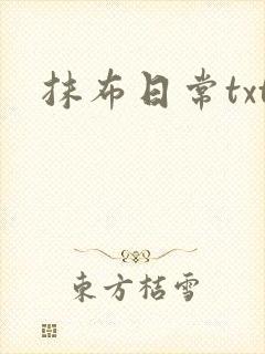 抹布日常txt