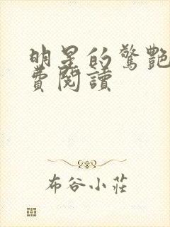 明星的惊艳史免费阅读