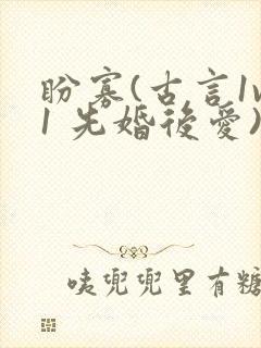 盼寡(古言1v1 先婚后爱)荔枝好多