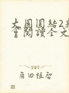 大团圆结2亲情会阅读全文