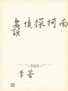 名侦探柯南h小说