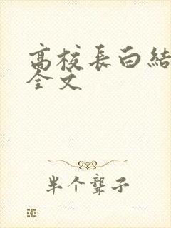 高校长白结小说全文
