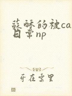 苏酥的被cao日常np