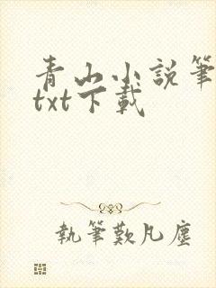 青山小说笔趣阁txt下载