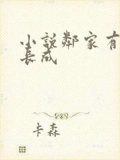 小说邻家有女初长成