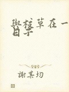 与校草在一起的日子