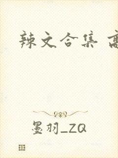 辣文合集 高h