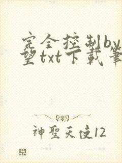 完全控制by天望txt下载笔趣阁