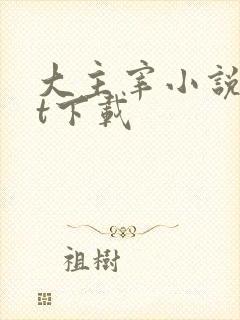 大主宰小说txt下载