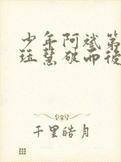 少年阿斌第二部珏慧破而后立