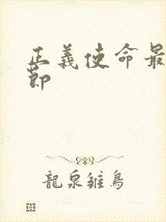 正义使命最新章节