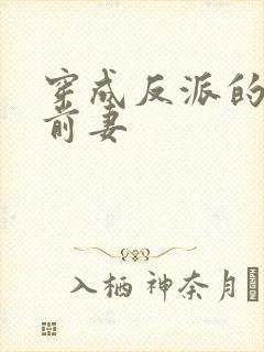 穿成反派的炮灰前妻