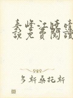 秦峰江晓晴的小说免费阅读