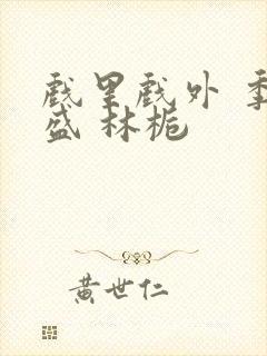 戏里戏外 季淮盛 林栀