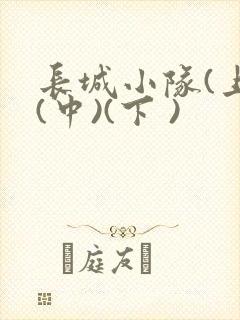 长城小队(上)(中)(下 )