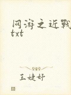 网游之近战法师txt