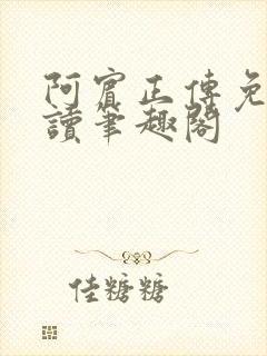 阿宾正传免费阅读笔趣阁