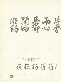 拨开岳两片肥嫩的肉御心香帅